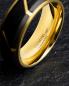 Preview: 8 mm Gold-Titanring mit Forged Carbon-Finish - Carus Gold